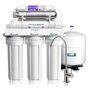 Ultraviolet 3 Stages FIltration System by Ozone Spring the best water filter in uae