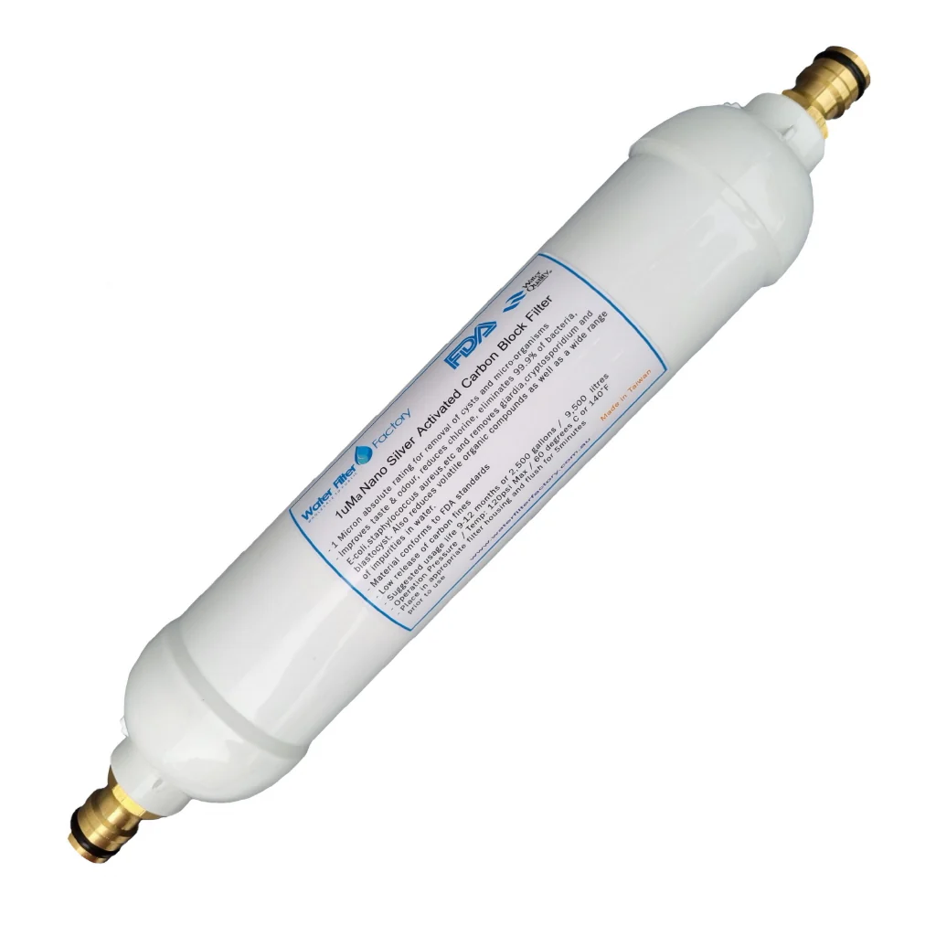 In-Line Silver Carbon Filter